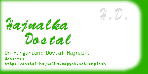 hajnalka dostal business card